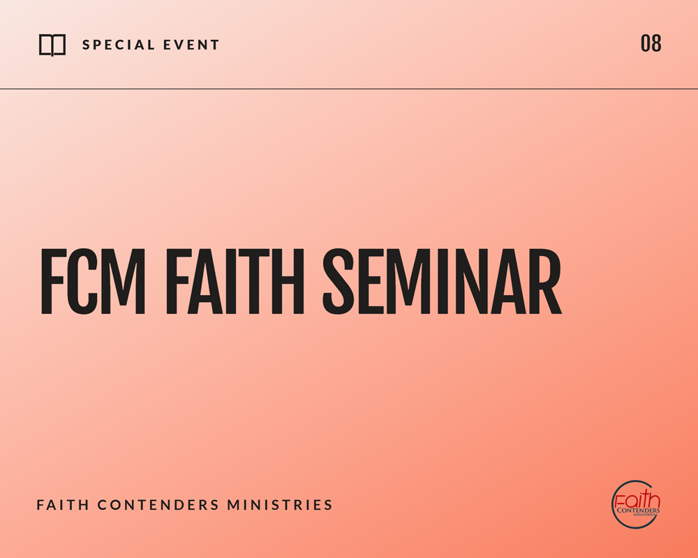 08 fcm faith seminar